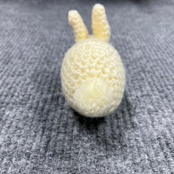 Handmade Amigurumi Knit Japanese Art 4" Yarn Rabbit Bunny‎ Plush - Picture 5 of 8